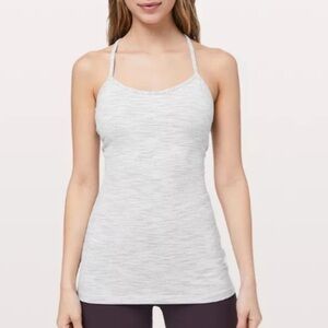 Lululemon Striped Y Tank Top